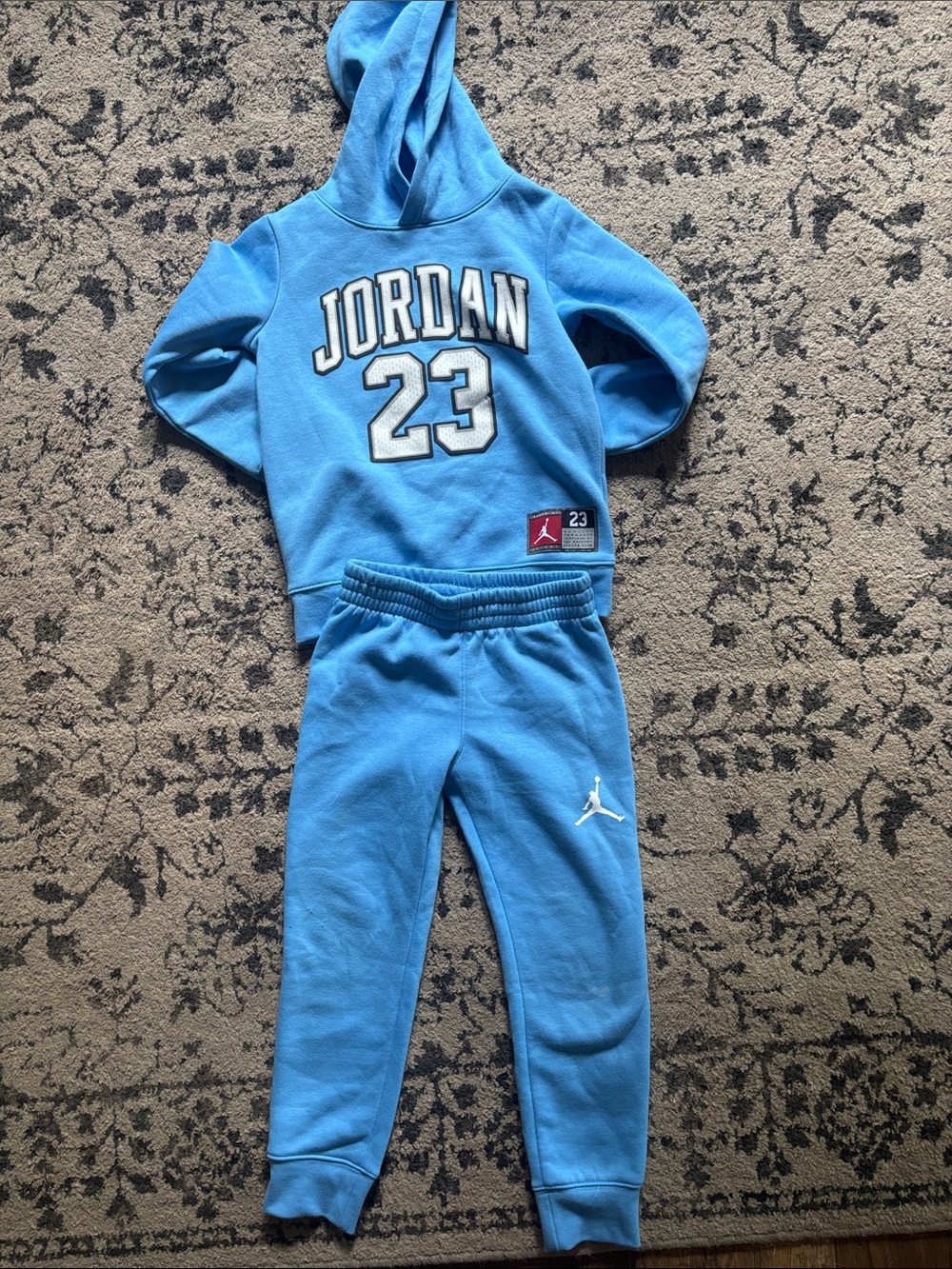 Jordan Bright Blue '23' Hoodie and Joggers Set